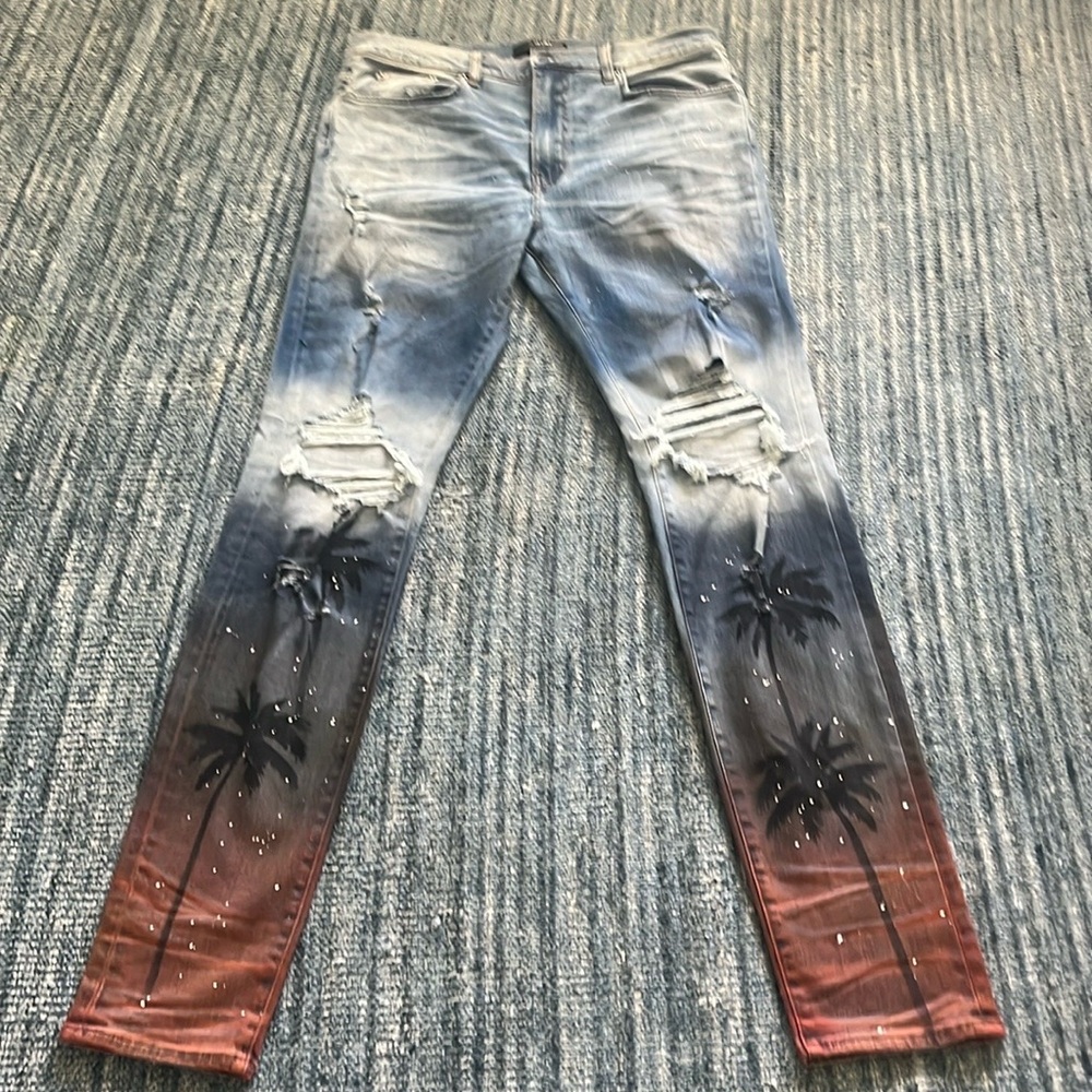 AMIRI Blue Denim Jeans